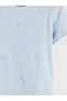 Original Floral Patterned Girls' Ribbed T-Shirt - 5