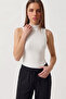 Zero Sleeve Fishing Collar Camisole T-Shirt - 4