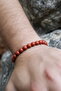 Jasper Red Natural Stone Bracelet - 6