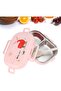Silk Route 2-Compartment Thermal Insulated 304 Stainless Steel Lunch Box with Spoon, 720ml - 2