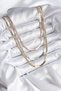 316L Steel Mix Color Italian Chain Model Women's Necklace 5886 - Karbul8356-5911 - 2