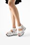 Women's White Padded Sports Sandals - 3