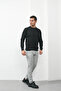 Wick Patterned Crew Neck Sweater - 5