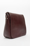 Liora women's messenger bag genuine leather burgundy - 5