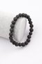8 Mm Natural Stone Lava Stone Bracelet (mental Be Emotional Balance Stone)