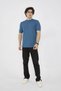 Men's Summer T-Shirt Crew Neck T-Shirt - Turquoise - 4