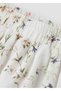 Organic Floral White Summer Baby Girl Skort Skirt - 3