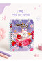 A6 Mini Notepad Kawaii Rabbit Pattern Spiral Notebook