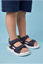 Jack Baby Boy Genuine Leather Navy Blue Color Sandals - 2