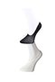 Glb-Stl41414 Black Gray and White Women's Ballerina Socks 6 Pairs - 2