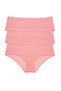Glb-Stl41414 3 Pieces Women's High Waist Bato Panties Powder