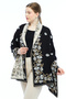 Papatya Model Black-Bone-Camel Knitwear Shoulder Shawl, Knitwear Shawl, Shawl, Women, Young, Mother Shawl, 75X180 cm