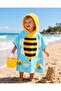 Marte Kids Children's Hooded Beach & Bath Poncho