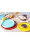 Home Reusable Plastic Plates (Green, Small 12pk (6.5in)) - 4