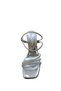 Women's Transparent Goblet Heeled Stoned Summer Evening Dress Shoes Slippers - 2