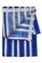 Durable Thick Outdoor Striped Balcony Curtain and Sunshade Models - Balcony Sunshade and Tarpaulin 70 cm One Lace-Up Blue and White - 3