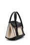 Canvas Women's Crossbody Bag with Snap Fasteners on the Sides and Expandable Features, Bella Linen Black - 4