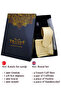 Black Double Cuff Slim Fit Shirt with Beige Tie, Cufflinks, and Handkerchief in a 4-Piece Gift Box Set - 3