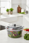 Vega Salad Dryer Gray – Portable Lunch Box with Compartments and Leak-Proof Lid - 3
