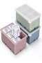 AASHZ Excnorm Silicone Ice Cube Trays 3 Pack - Large Size Silicone Ice Cube Molds with Leak Proof Removable Lid Square Ice Cube Tray And BPA Free for Cocktail,Whiskey, Stackable Flexible Ice