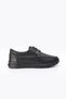 Spezia Black 100% Genuine Leather Orthopedic Ultra Light Casual Men's Shoes