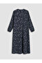 Original Hakim Collar Patterned Dress - 7