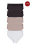 Women's Premium Quality 5-Piece Laser Cut Cotton Panties with Recovery Effect - 3