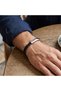 Steel and Leather Men's Bracelet 116465 - 2