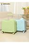 Kids Rideable Suitcase, Children Trolley Case with Cat Ear Design, Carry-on Luggage with Built-in Anti-theft Combination Lock, Scratch Resistant Family Travel Luggage (Green, 18 Inch) - 8
