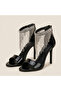 Livia Pendant Stone-Studded Patent Leather Heeled Shoes - 5