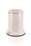 Metal Pedal Trash Can Beige 25 Lt - 2