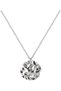 Luminous Circlet Women's Necklace, 925 Sterling Silver, Pendant Necklace, Handmade Adjustable Jewelry