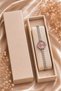 Elegant Women's Wristwatch with Steel Band – Gold & Silver Color Minimal Design