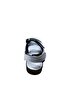 Women's Genuine Leather Flat Thick Sole Double Strap Adjustable Sandals - 5