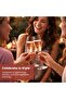 Champagne Glass Set of 6, 190ml/6.5 Oz champagne glasses, Luxury wine glasses for picnic, Crystal Clear, Dishwasher Safe Wine Glass for Anniversary Wine glass Gift Set Made in china - 6