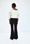 MAMA Flared Ponte di Roma leggings - 4