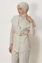 Belted Linen Suit 46528 - 2
