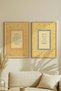 Double Wooden Tabletop with Ayetel Kursi and Surah Fatiha Written - Natural Wood Framed Tabletop for Home and Business - 2