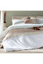Plum 100% Cotton Extra King Size Duvet Cover Set 260X220 cm White - 3