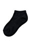 Black Cushioned Footbed Sports Trainers Socks 3 Pairs - 2