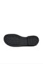 Black Leather Women's Low Heel Shoes - 5