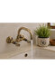 Ottoman Antique Swivel Spout Kitchen Sink Faucet – Dual Handle Retro Kitchen Tap