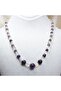 Citrine Stone and Amethyst Stone Special Design Natural Stone Necklace