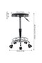 Bar Stool Chair with Steel Base | Adjustable Height Bar Chair Comfortable Footrest & 360° Swivel Chair - 5