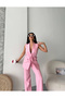 Double Blazer Suit with Thick Belted Vest and Trousers - 6