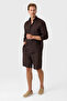 Coffee Linen Shirt - 3