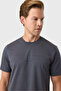 Relaxed Fit Printed Anthracite Crew Neck T-Shirt - 5