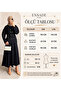 Liora Button Accessory Blouse-Waist Elastic Skirt Modest Design Women's Set - 8