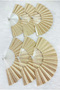 Gold Işıl Işıl Full Glitter Bridal Bridesmaid Fan, Bride Party Henna Wedding Engagement Gift, 1 Piece - 4