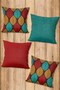 Digital Printed Soft Textured 4-Piece Throw Pillow Cover Set Krl0103 - 2